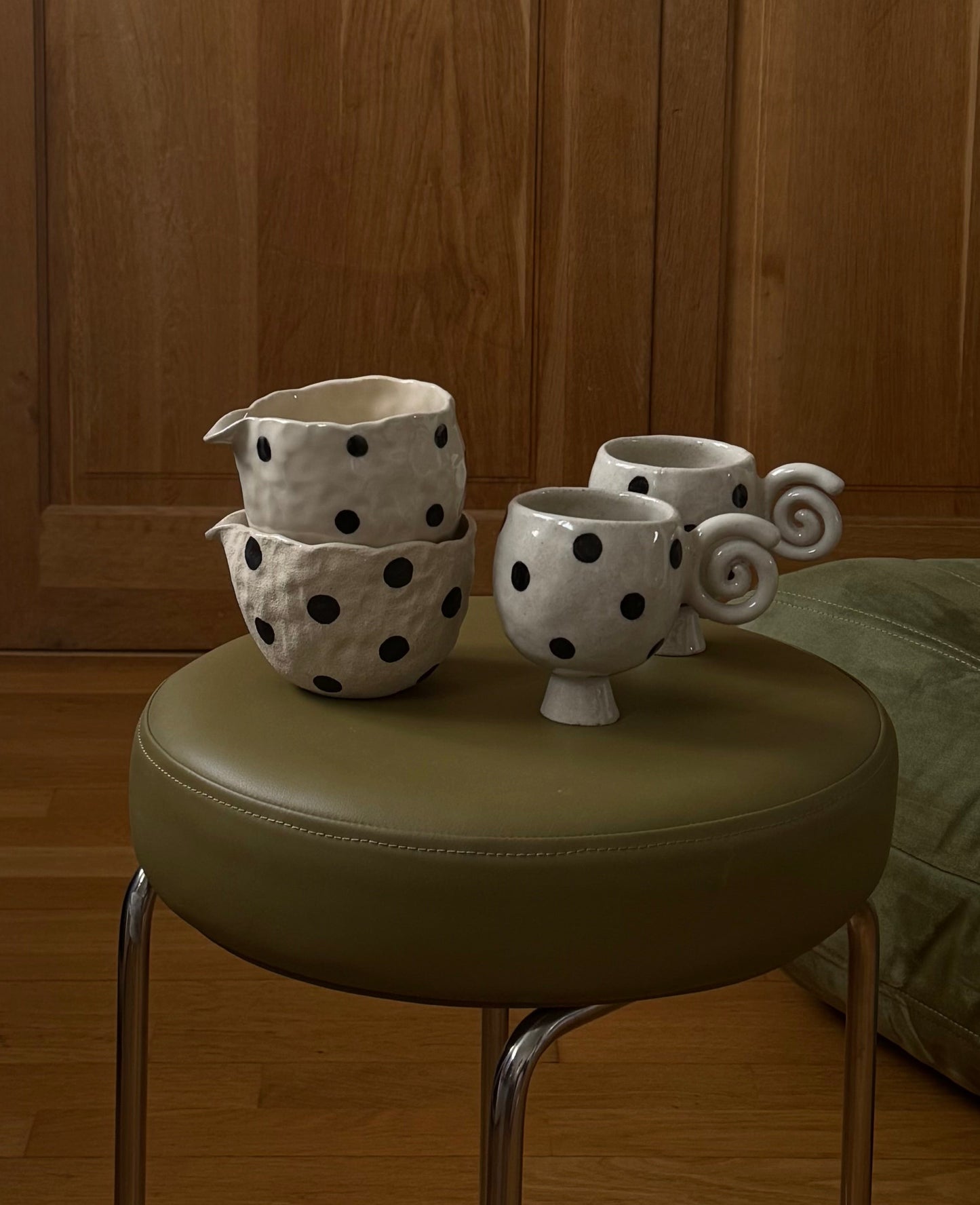 bol à matcha gros pois