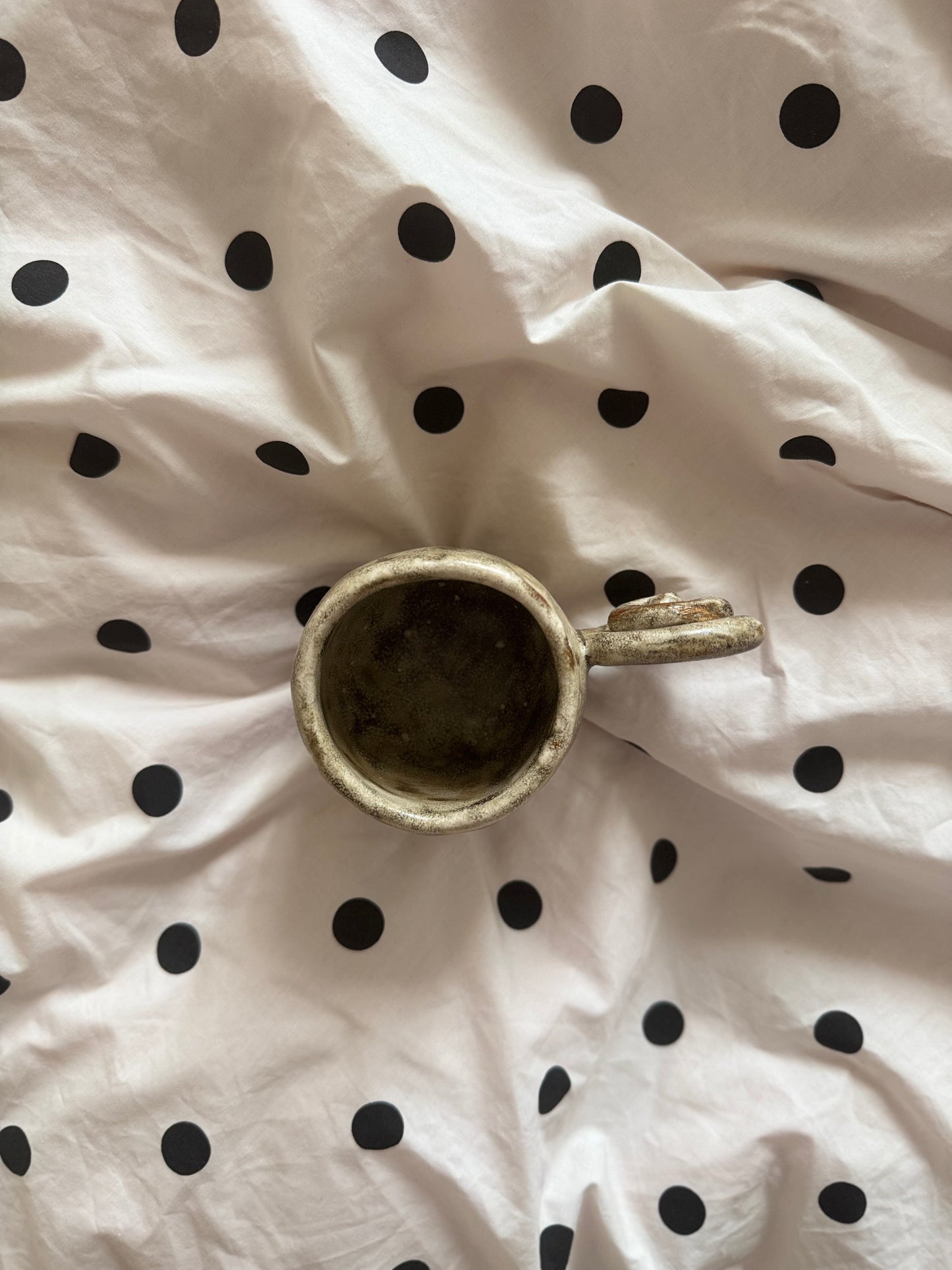 tasse à café spirale coquillage 𖦹
