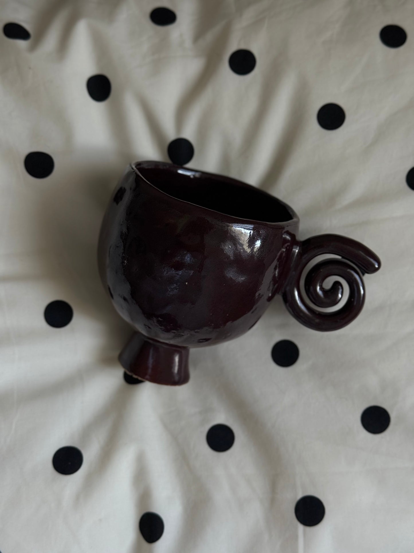 tasse latte spirale prune 𖦹